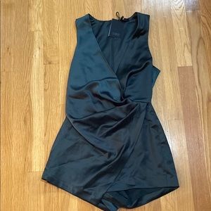 Revolve NBD silk romper NWT